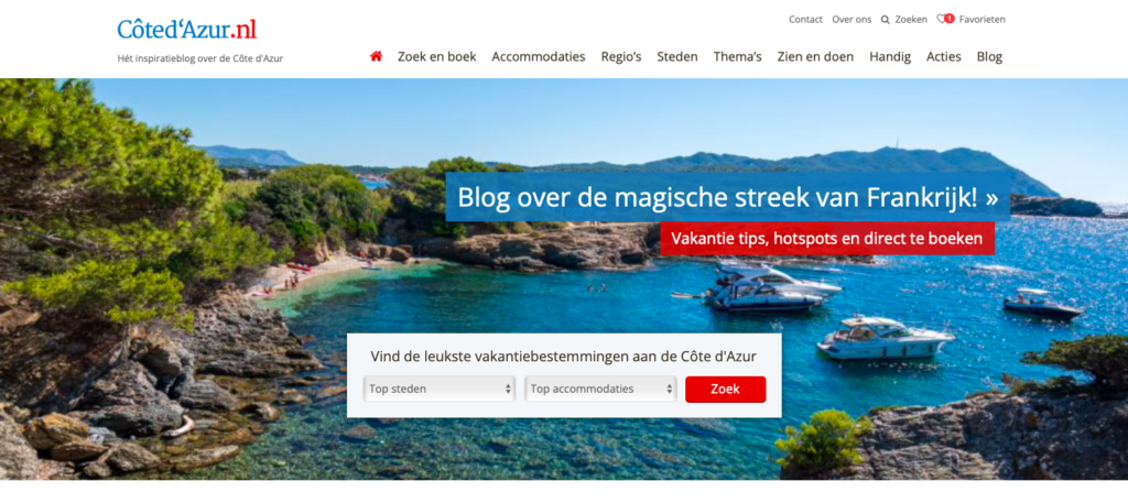 Meer aandacht voor jouw product of dienst via een blogsamenwerking - cotedazur.nl
