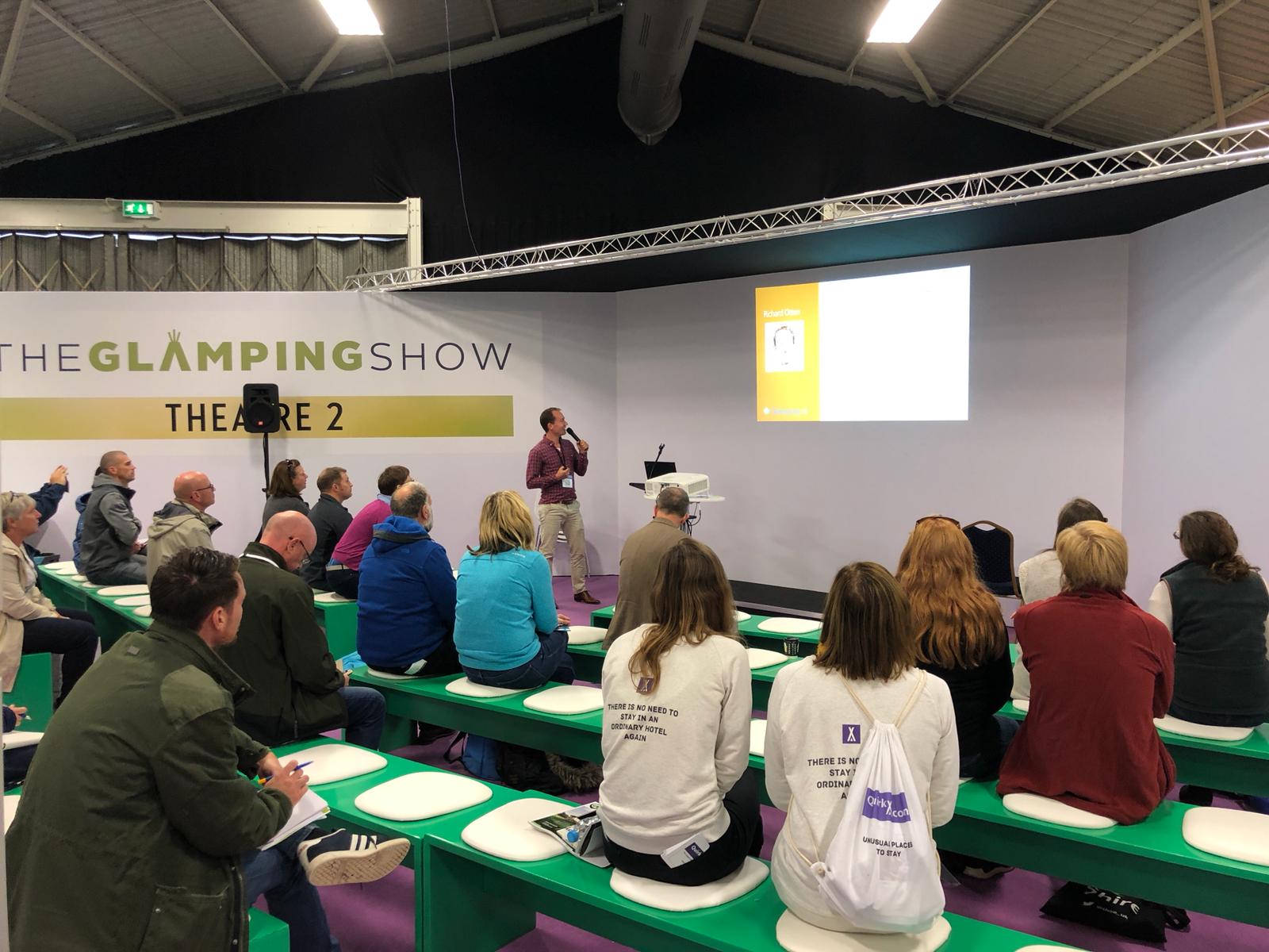 Seminar op The Glamping Show